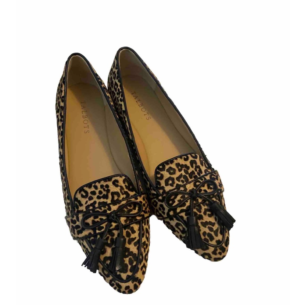 TALBOTS Leopard Print Flats